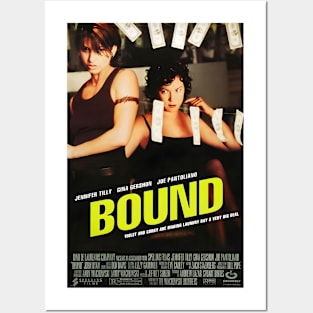 Bound | Lesbian Movie | Vintage Movie Poster | Jennifer Tilly and Gina Gershon Posters and Art